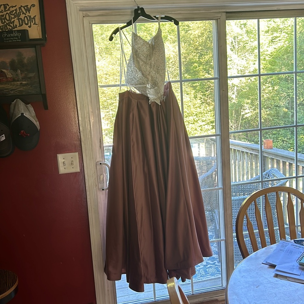 Two piece prom dress, with pockets! Worn once.
